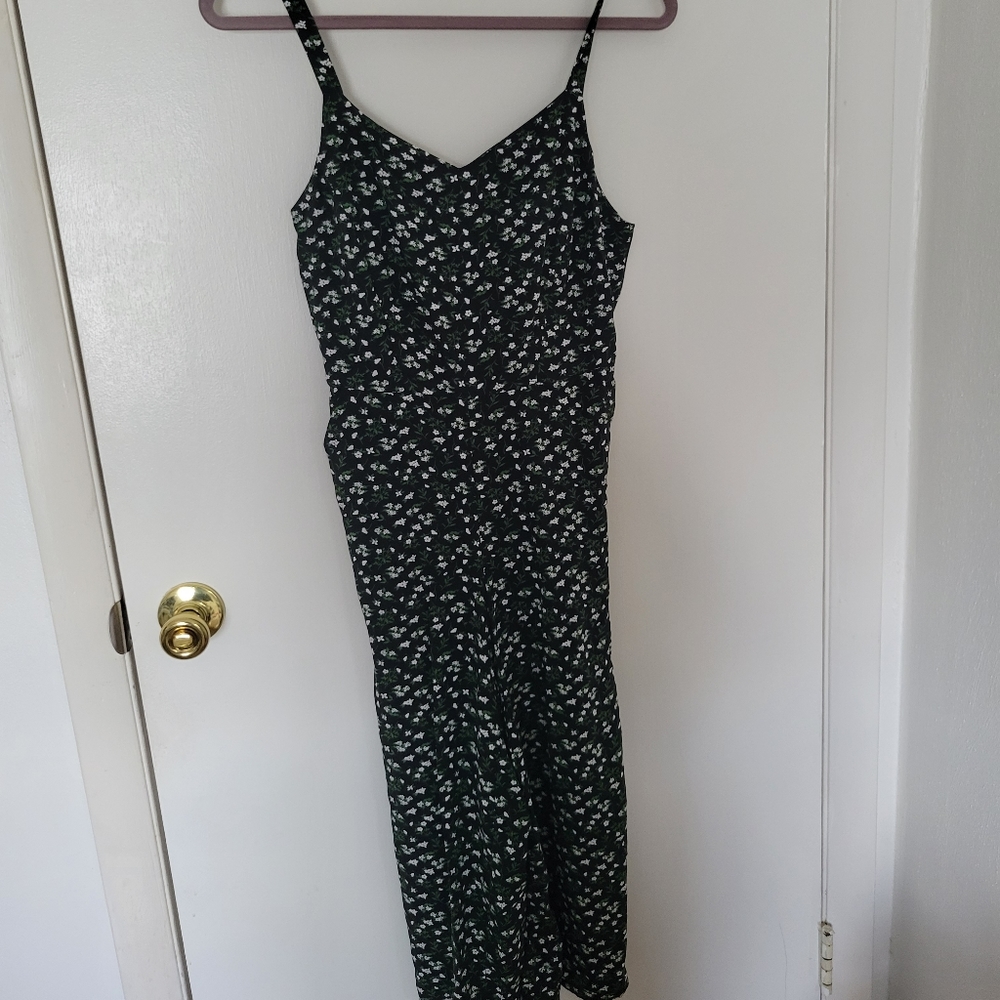 Floral culottes jumpsuits